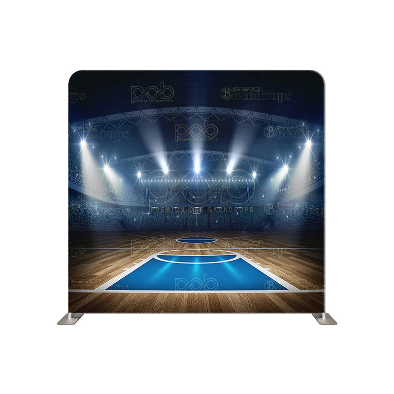 premium one pillowcover backdrops-Basketball Stadium