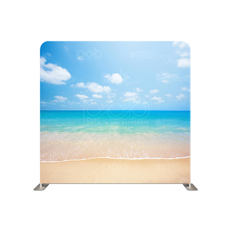 premium one pillowcover backdrops-Beach View