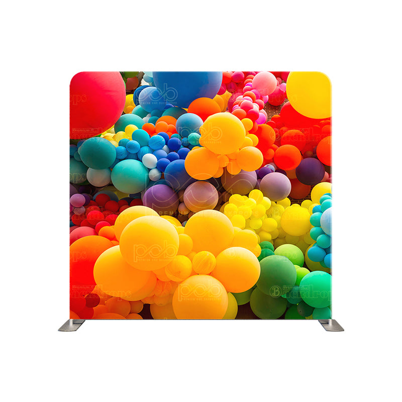 premium one pillowcover backdrops-Birthday Balloons