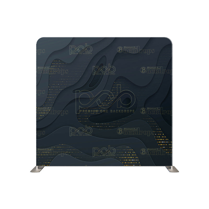 premium one pillowcover backdrops-3d black texture