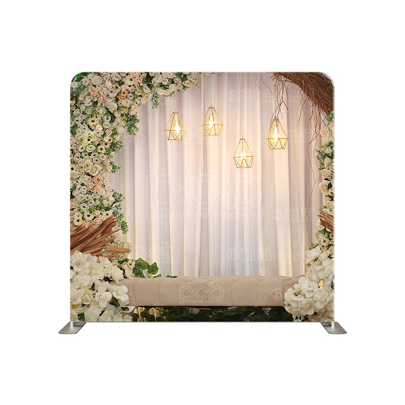 premium one pillowcover backdrops-Blossom Wedding Arch