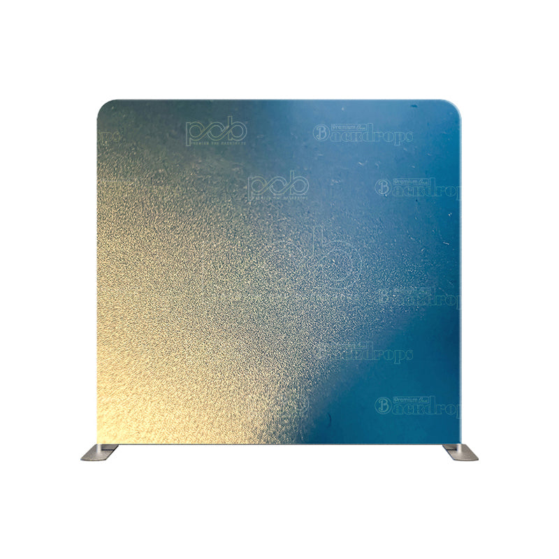 premium one pillowcover backdrops-Blue Splash with Gold