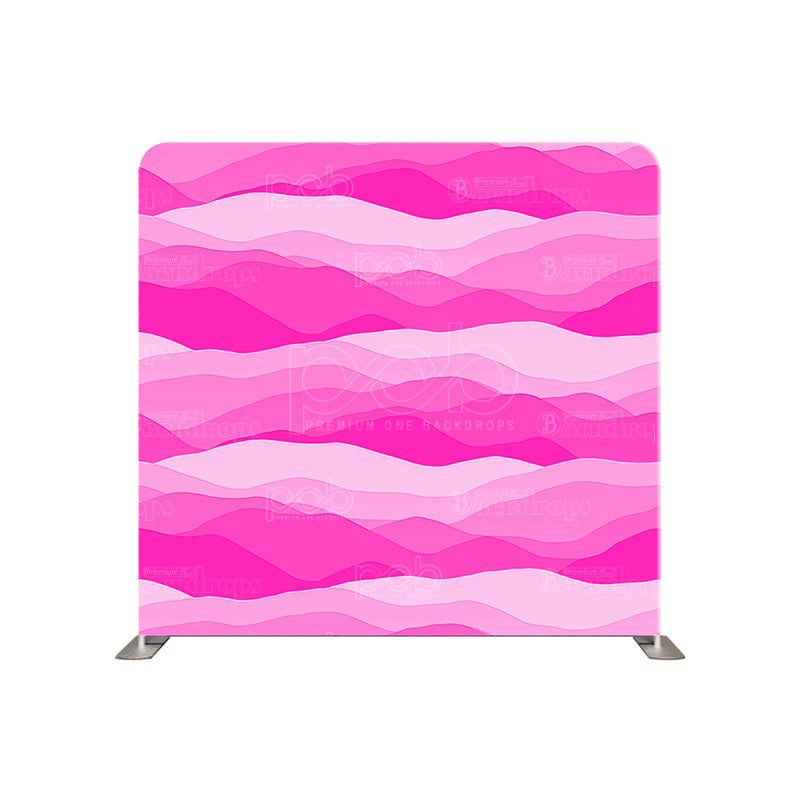 premium one pillowcover backdrops-Blush Wave Fantasy