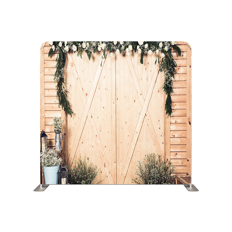 premium one pillowcover backdrops-Boho Barn Doors