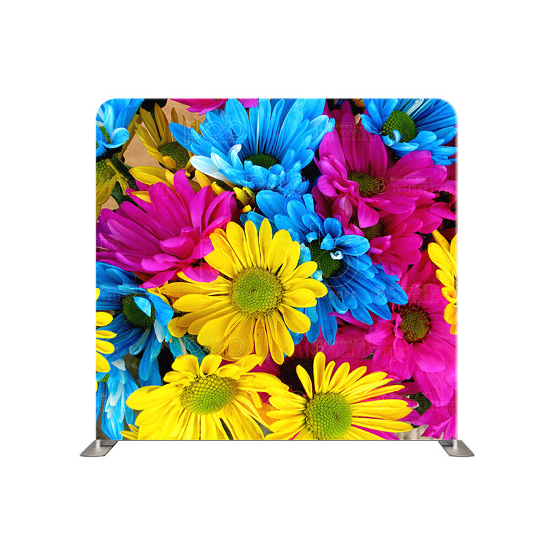 premium one pillowcover backdrops-Bold Daisies