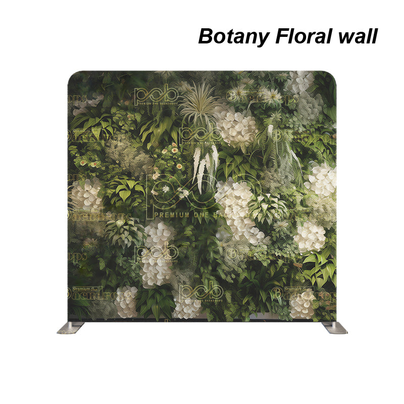 premium one pillowcover backdrops-Botany Floral wall