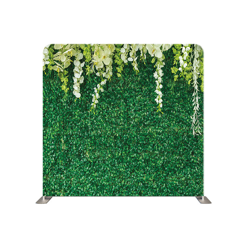 premium one pillowcover backdrops-Boxwood Hanging Flowers