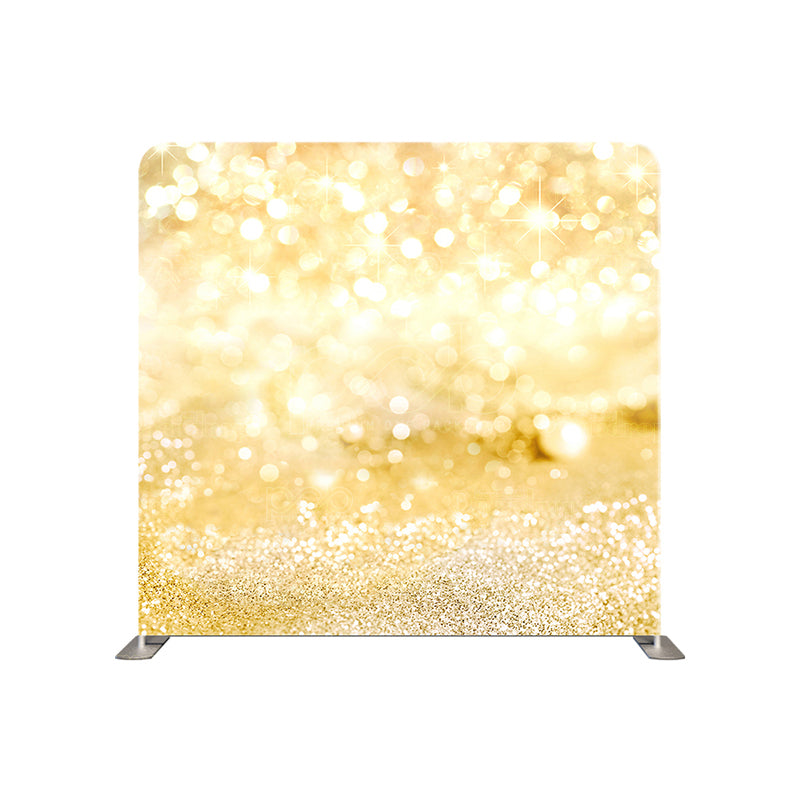 premium one pillowcover backdrops-Bright Gold Sparkle