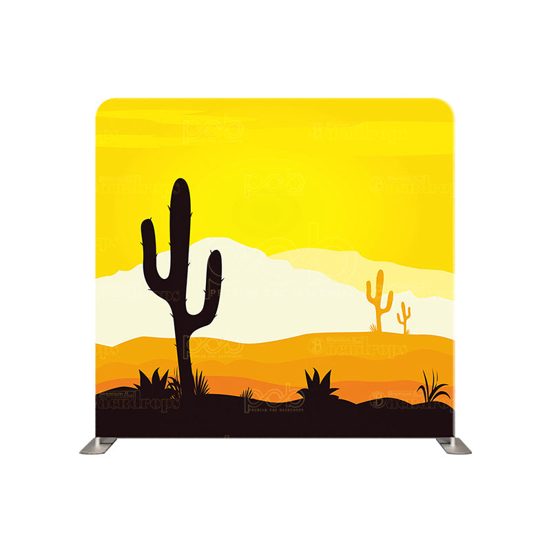 premium one pillowcover backdrops-Cactus