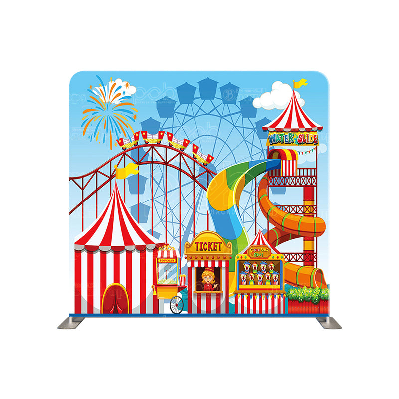 premium one pillowcover backdrops-Carnival