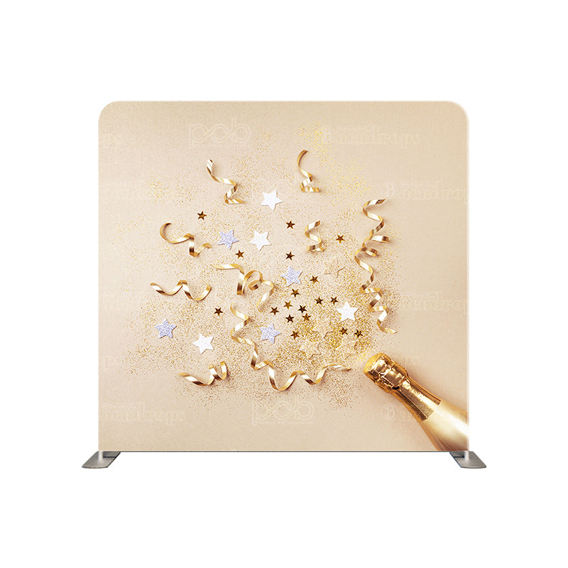 premium one pillowcover backdrops-Champagne Surprise