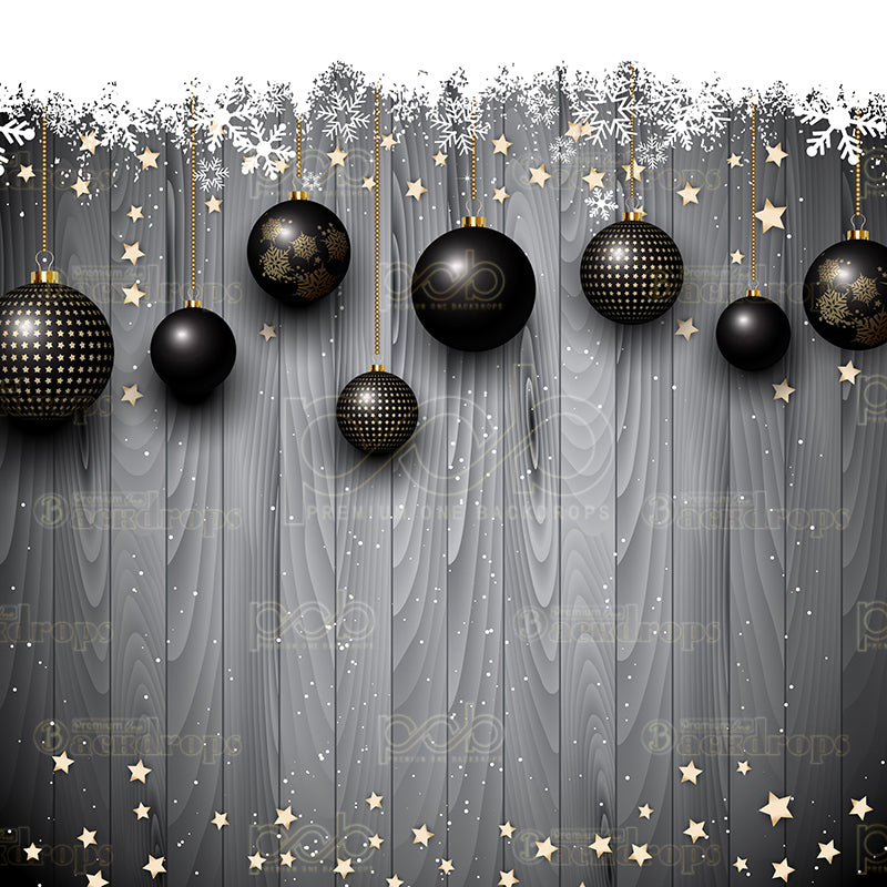 premium one pillowcover backdrops-Charcoal Christmas