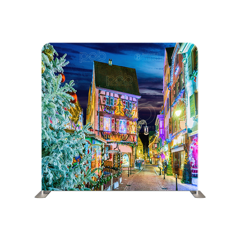 premium one pillowcover backdrops-Christmas Market