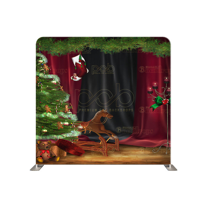 premium one pillowcover backdrops-Christmas Presents