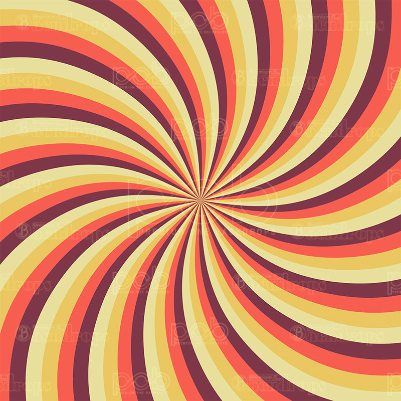 premium one pillowcover backdrops-Circus Spiral