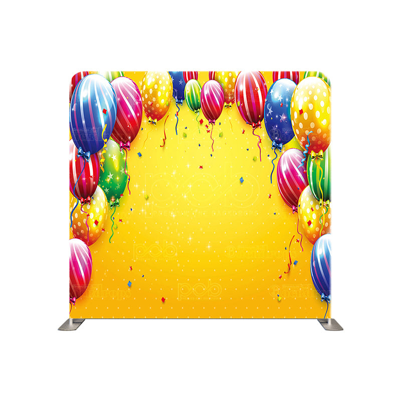 premium one pillowcover backdrops-Colorful Balloons