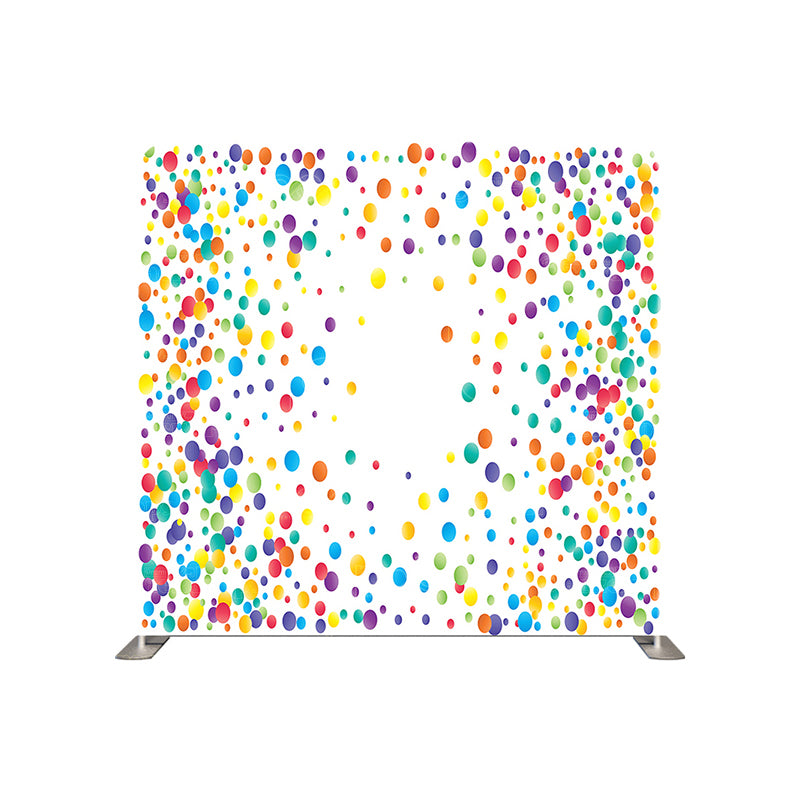 premium one pillowcover backdrops-Colorful Dots