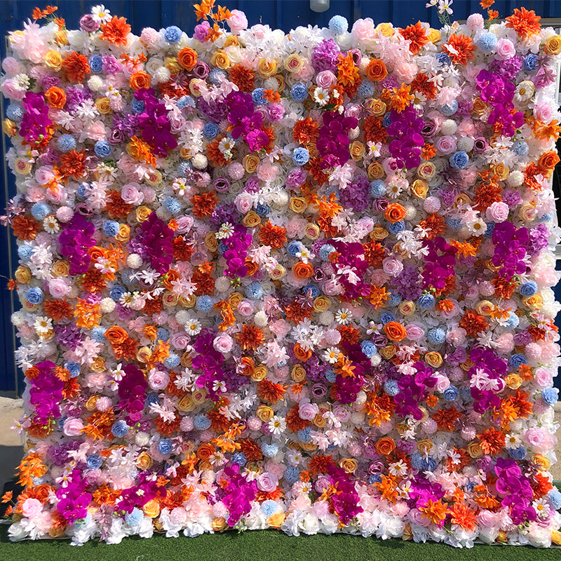 Colorful Flower Wall
