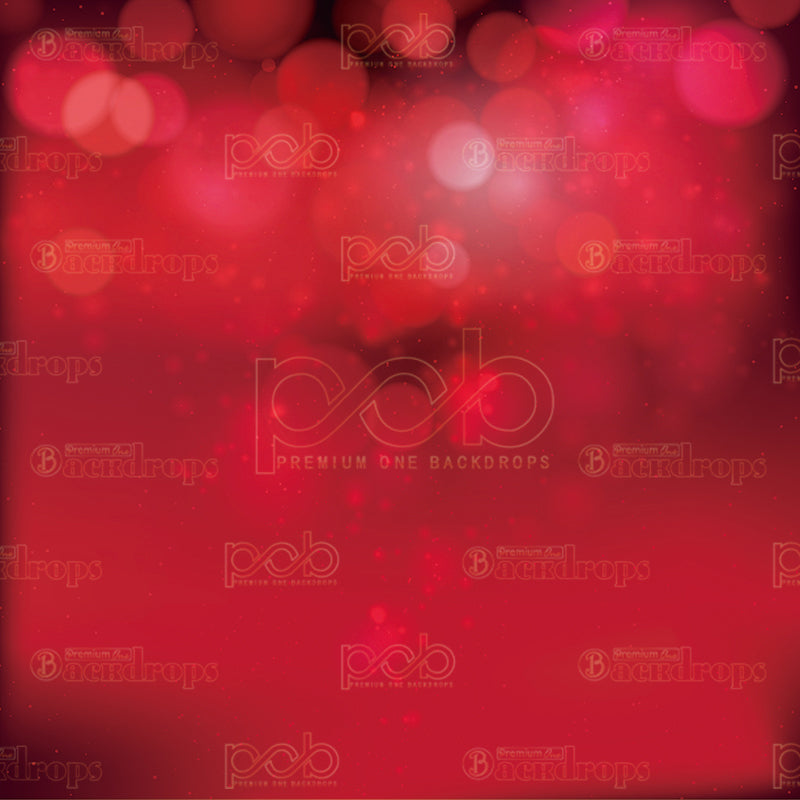 premium one pillowcover backdrops-Crimson Bokeh