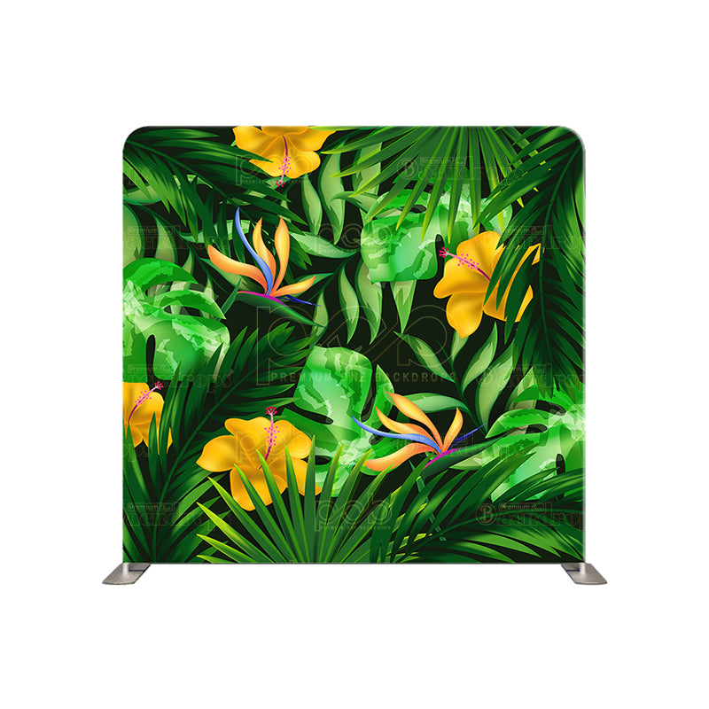 premium one pillowcover backdrops-Deep In The Tropics