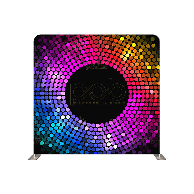 premium one pillowcover backdrops-Disco Circle