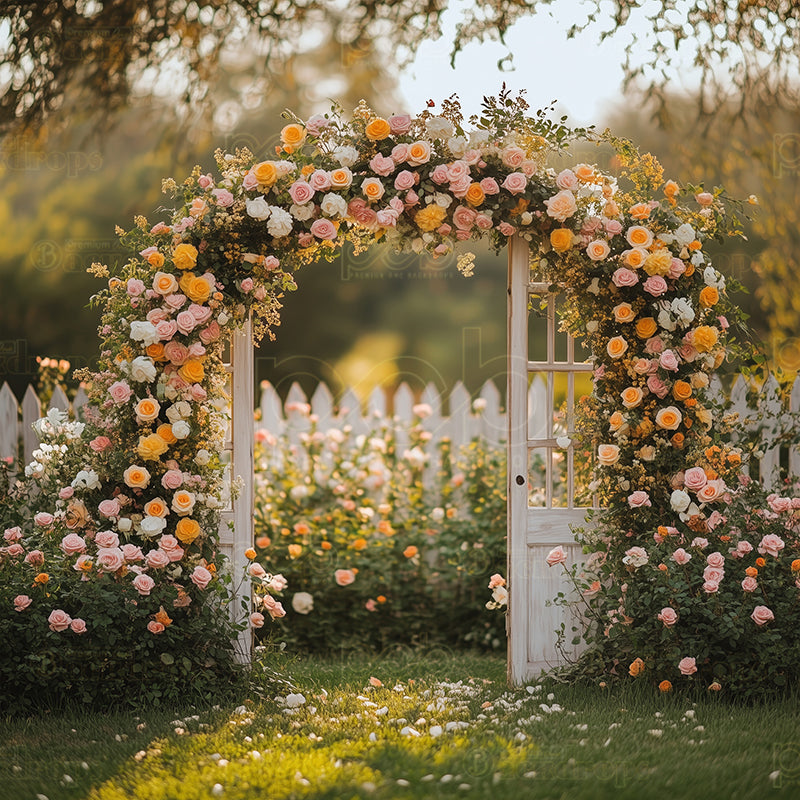 Pillow Cover Backdrop(Dream Garden Appointment)