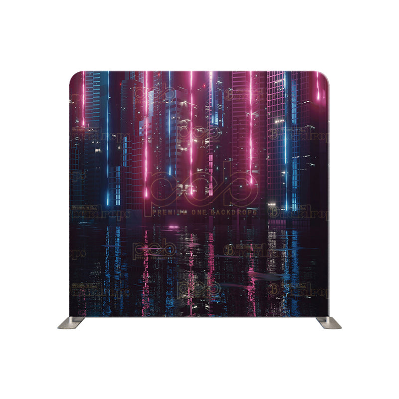 premium one pillowcover backdrops-ELECTRIFYING CITY