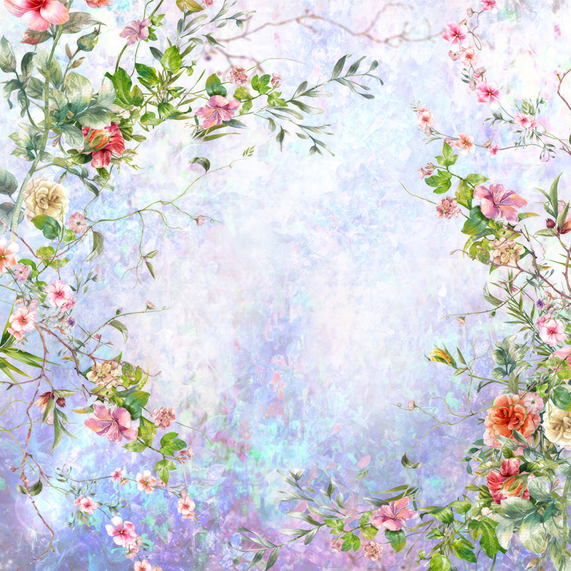 Pillow Cover Backdrop (Enchanted Blooms)