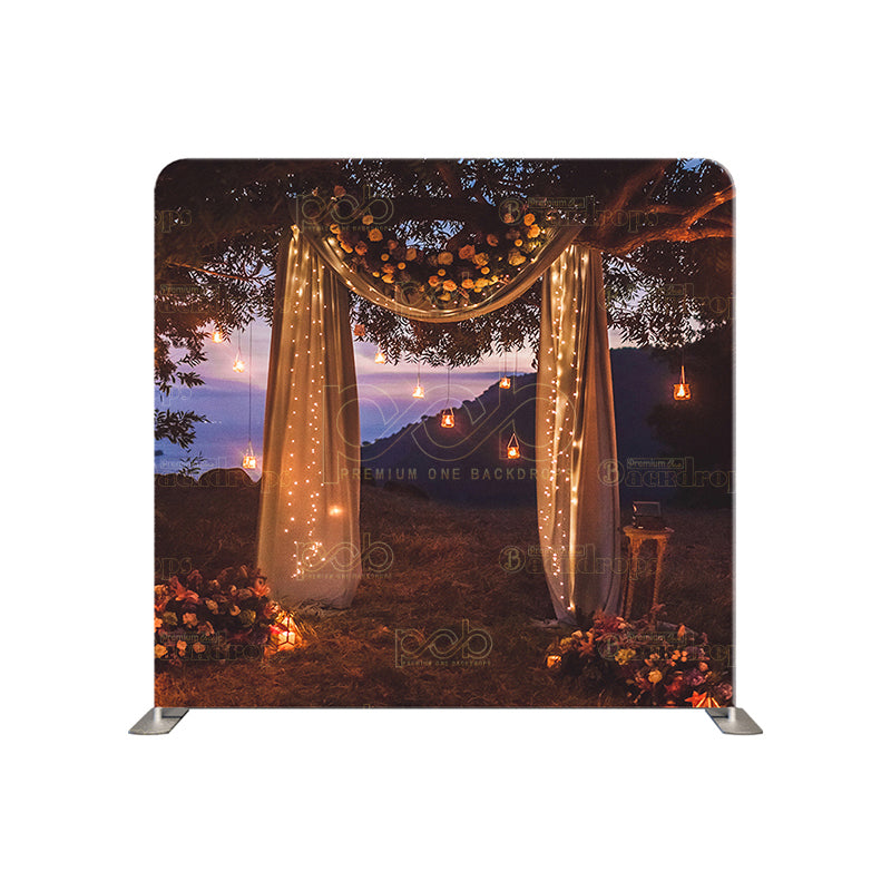 premium one pillowcover backdrops-FIREFLY WEDDING ARCH