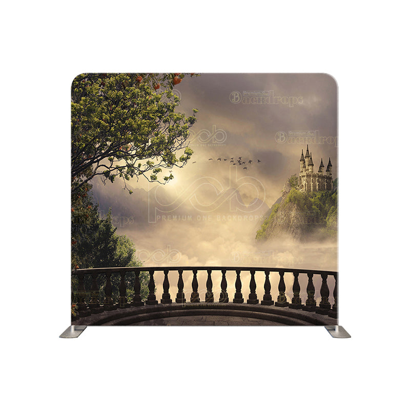 premium one pillowcover backdrops-Fairytale Castle