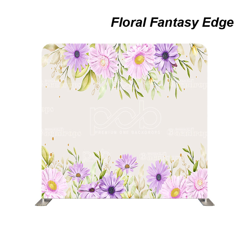 Pillow Cover Backdrop (Floral Fantasy Edge)