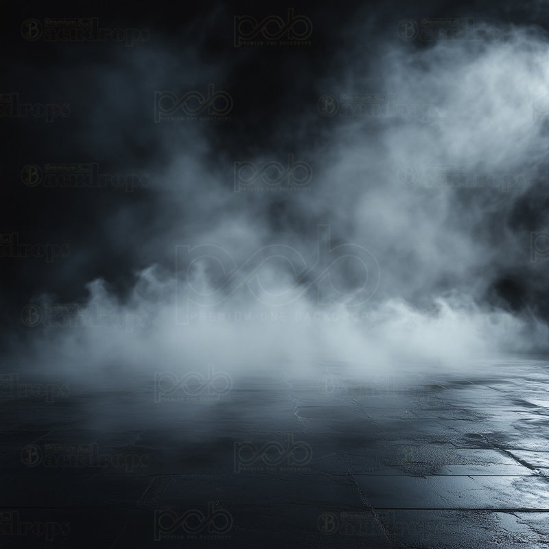 premium one pillowcover backdrops-Fog In Darkness