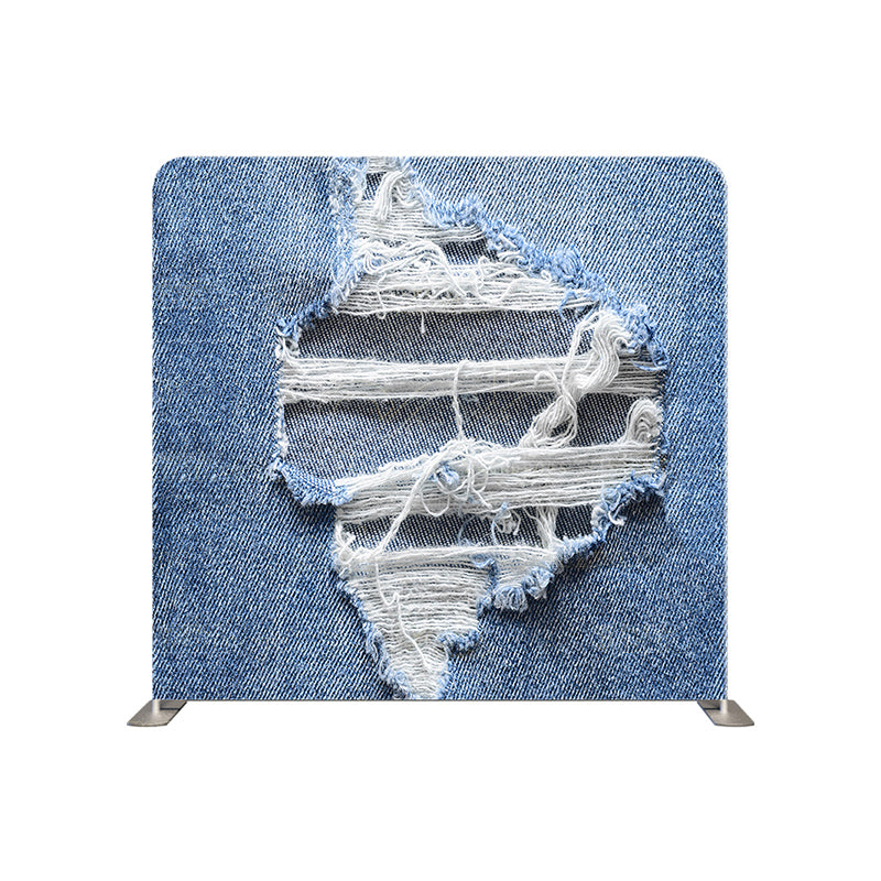 premium one pillowcover backdrops-Frayed Jeans