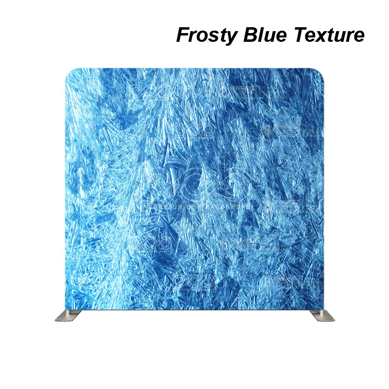 premium one pillowcover backdrops-Frosty Blue Texture