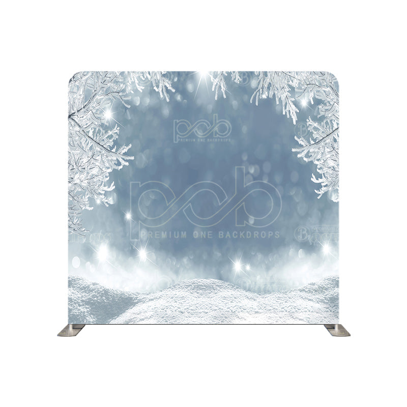 premium one pillowcover backdrops-Frozen Winter