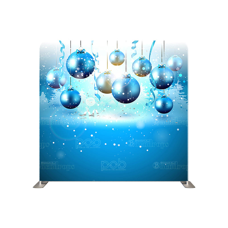 premium one pillowcover backdrops-blue Frozen ornament