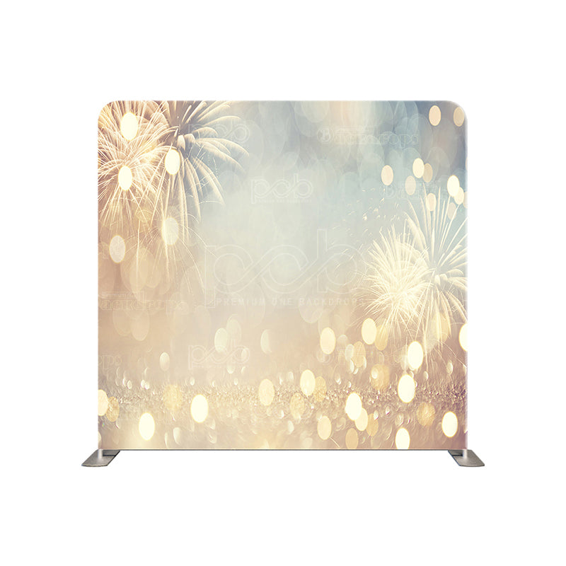 premium one pillowcover backdrops-GREY WITH GOLD SPARKS