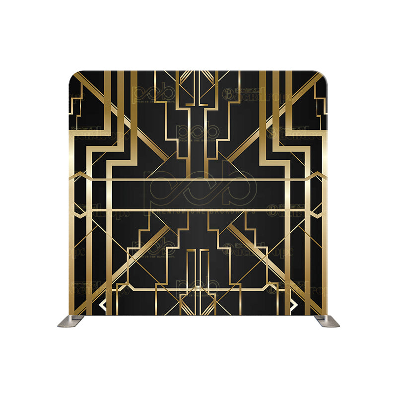 premium one pillowcover backdrops-gold Geometric