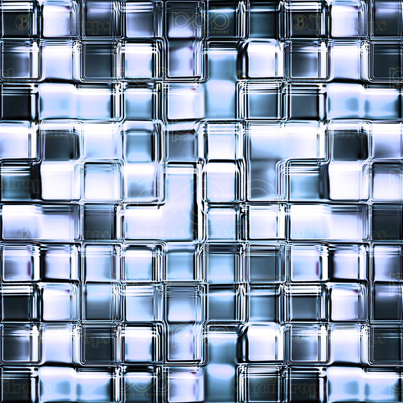 premium one pillowcover backdrops-Glass Cubes