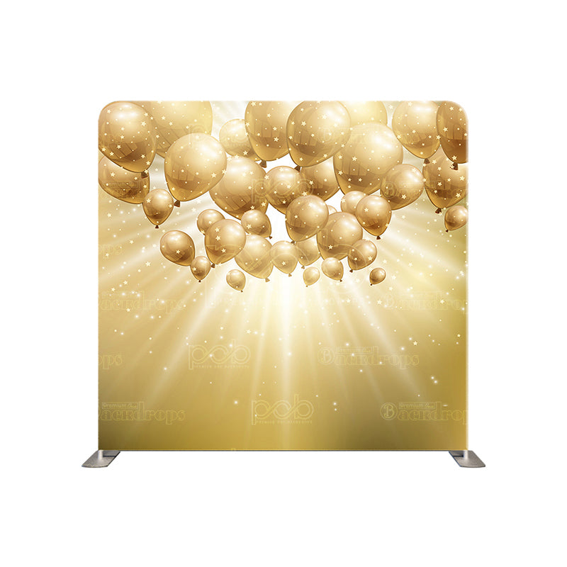 premium one pillowcover backdrops-Gold Balloons