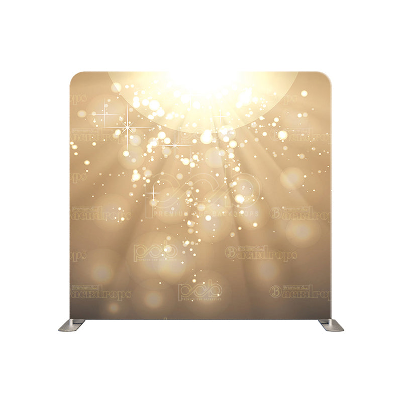 premium one pillowcover backdrops-Gold Light Bokeh