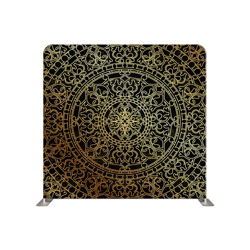 premium one pillowcover backdrops-Gold Oriental