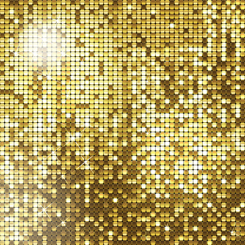 premium one pillowcover backdrops-Gold Sequin