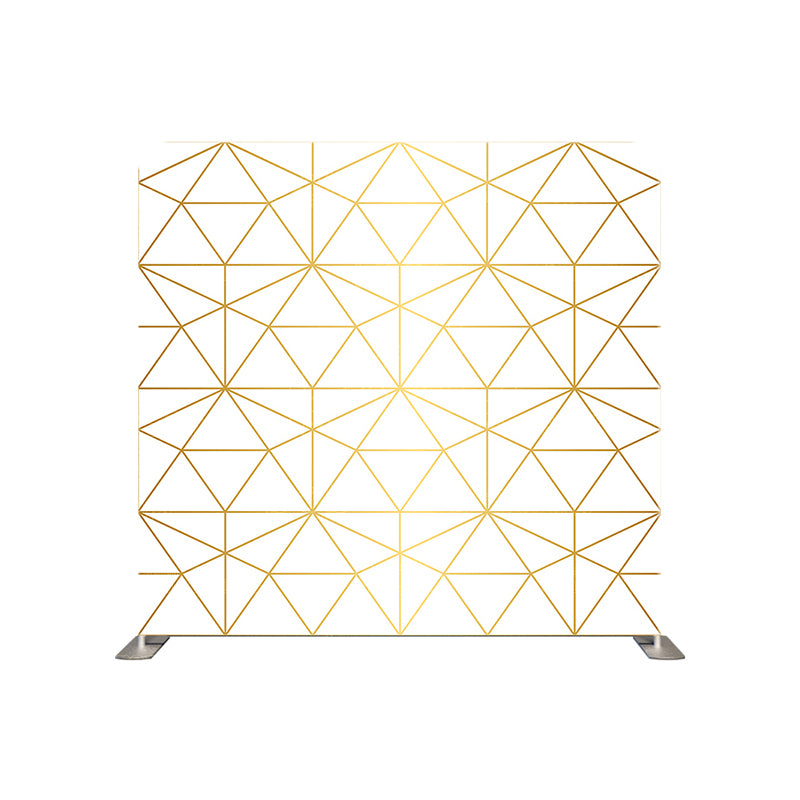 premium one pillowcover backdrops-Gold Geometric