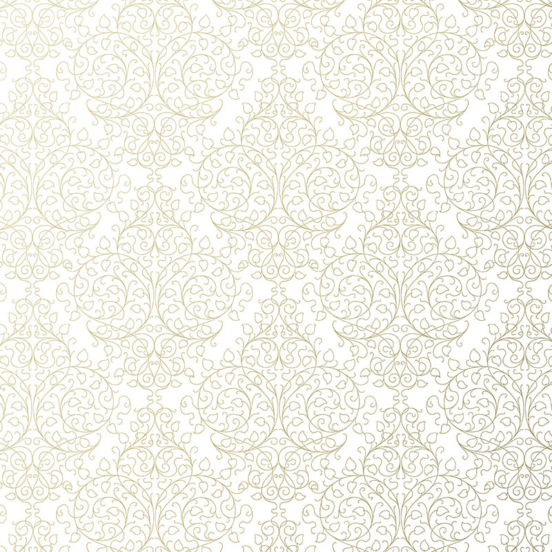 Pillow Cover Backdrop (Golden Filigree)