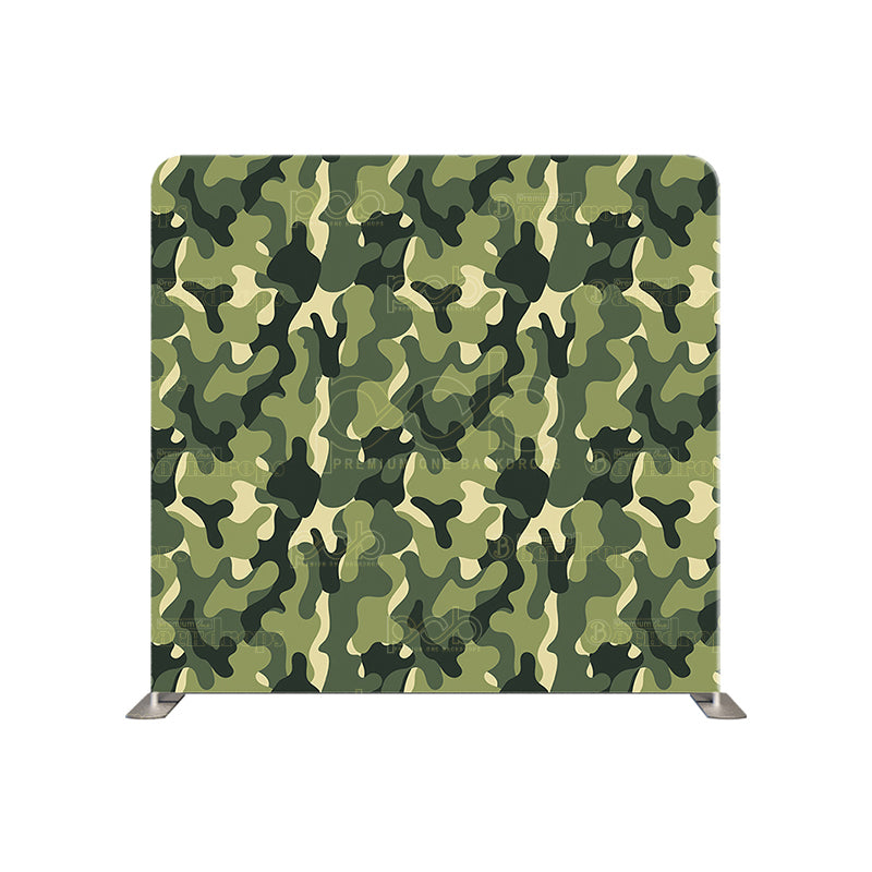 premium one pillowcover backdrops-Green Camo