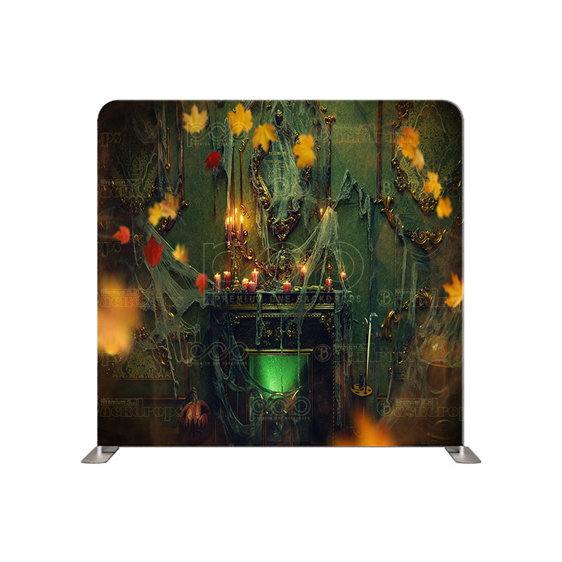 premium one pillowcover backdrops-Halloween Castle