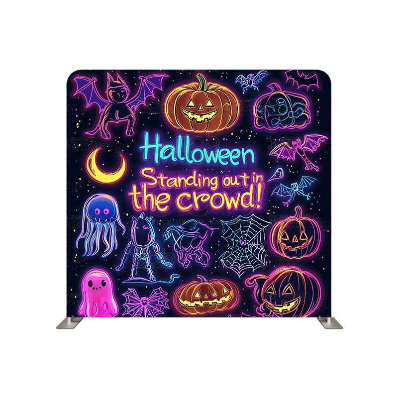 premium one pillowcover backdrops-Halloween Glow