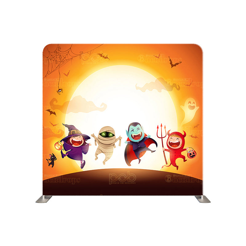 premium one pillowcover backdrops-Halloween kIDS