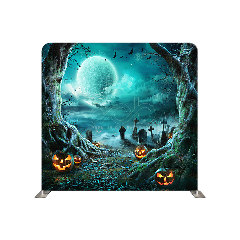 premium one pillowcover backdrops-Happy Haunting Trails